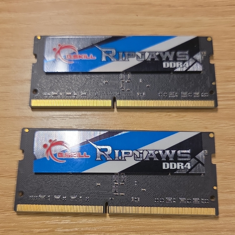 Ripjaws DDR4 2x SO-DIMM Laptop Memory Modules - Blue/Black